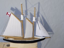 Flaschenschiff Bluenose