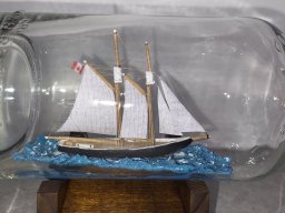 Flaschenschiff Bluenose