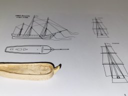 Flaschenschiff Bounty