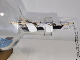 Flaschenschiff Handelsschoner